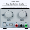 Sugon 3005D Adjustable Digital DC Power Supply With Short Killer With Memory Option ( 30V~5A )