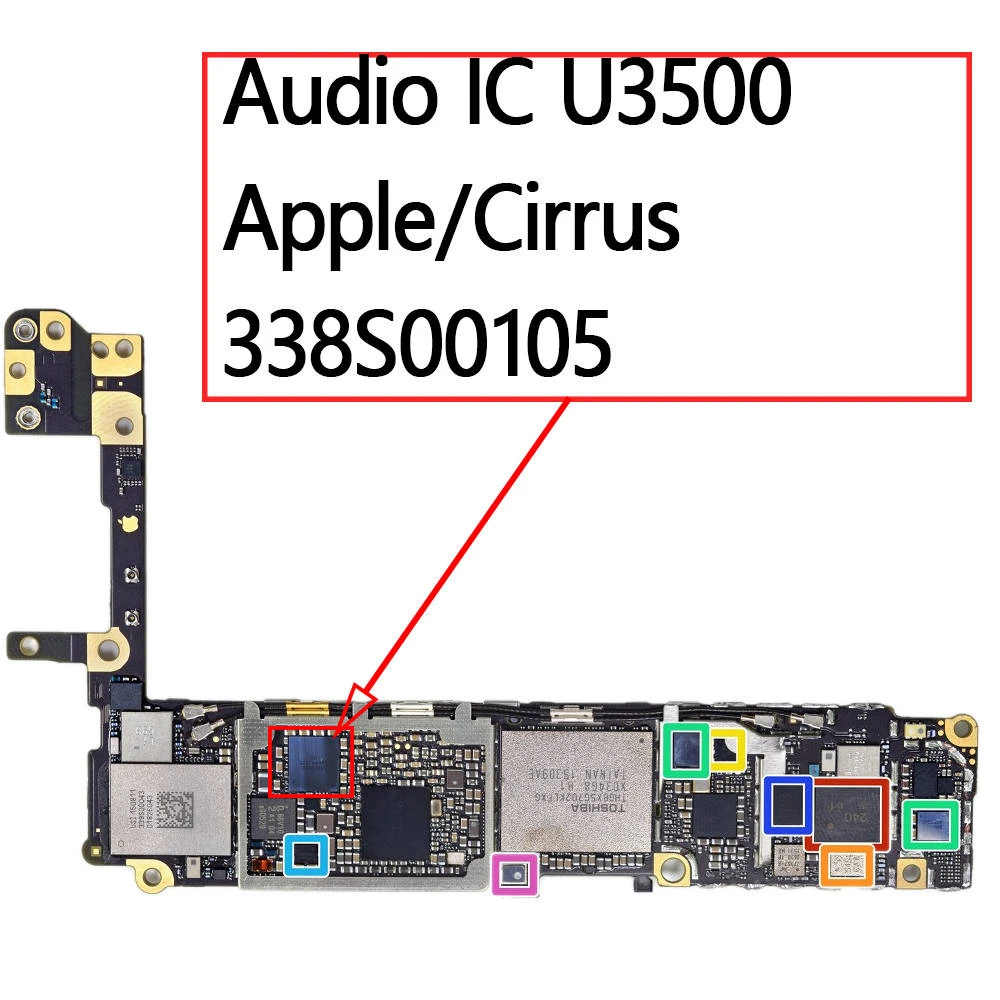 338S00105 U3500 BIG AUDIO IC FOR IPHONE 6S, 6S PLUS, 7G, 7 PLUS - Image 4