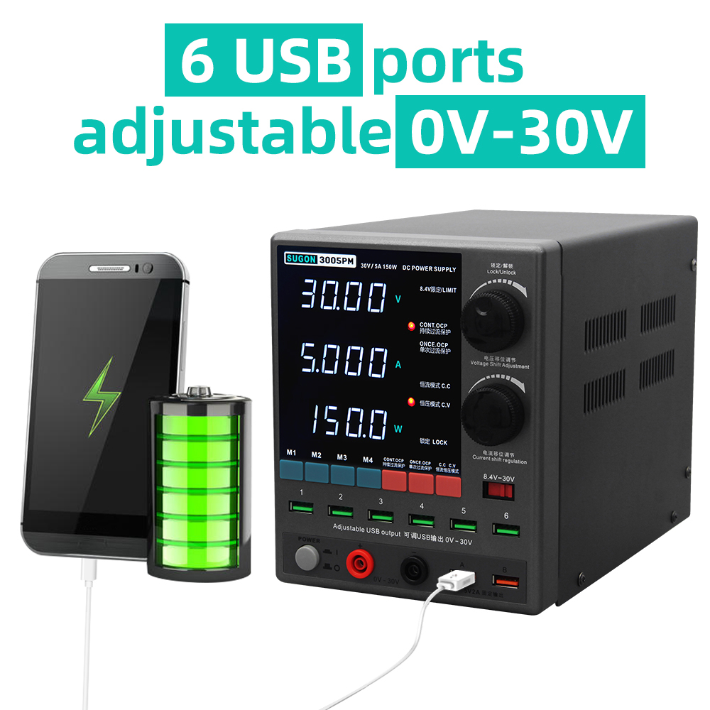 Sugon 3005pm Adjustable Dc Power Supply 30v 5a 4 Digit Digital Lab Bench Power Stabilized Power Supply Voltage Regulator Switch