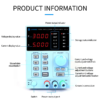 SUNSHINE P-3005A 30V 5A DC Laboratory Power Supply Digital Programmable Adjustable Voltage Regulator Switching Stabilizer Power Supply