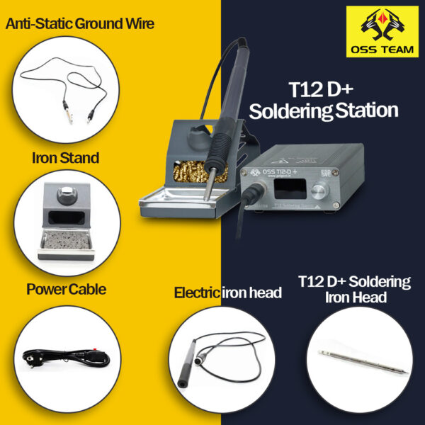 OSS T12D PLUS SOLDRING IRON STATION