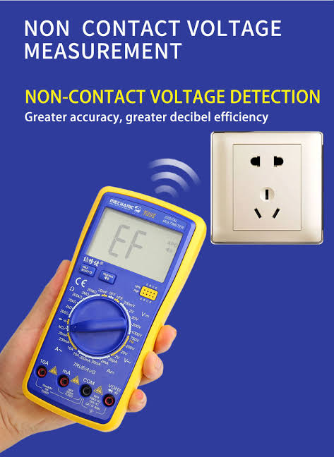 Mechanic V90c Intelligent Fully Automatic Digital Display Electrician Measuring Instrument Speech Broadcast Multimeter