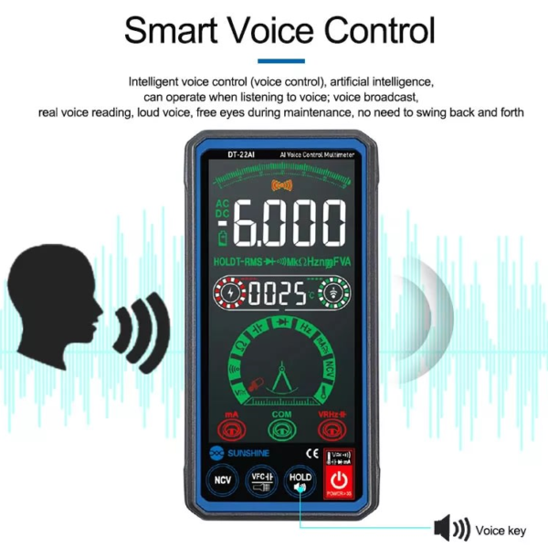 Sunshine Dt-22AI Intelligent Voice Multimeter