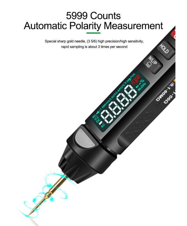 RELIFE 3 IN 1 DT-01 Smart Pen Multimeter High Precision Negative Test Lead