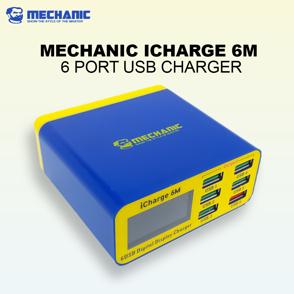 Mechanic iCharge 6M USB Smart Lightning Charger With QC 3.0 Port