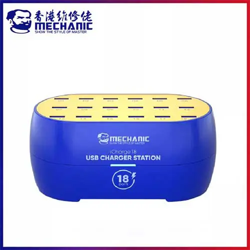 MECHANIC iCharge 18 Smart Multi-port USB Charger 130W Safety Protection Fast Charging Station