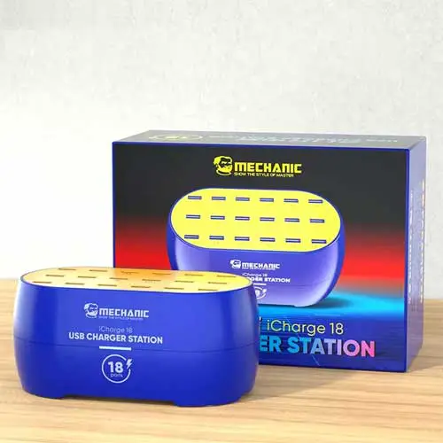 MECHANIC iCharge 18 Smart Multi-port USB Charger 130W Safety Protection Fast Charging Station