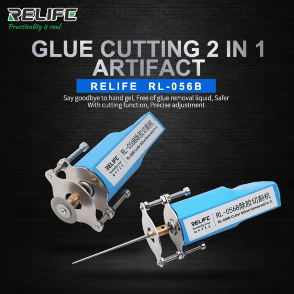 Relife Rl 056b 2 in 1 Cutter and Glue Remover with High Precision Motor