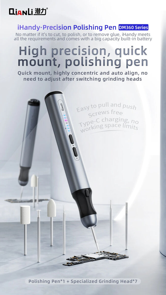 QIANLI DM360 Grinding Pen Mini Grinding Machine DIY Engraving Pen Polishing