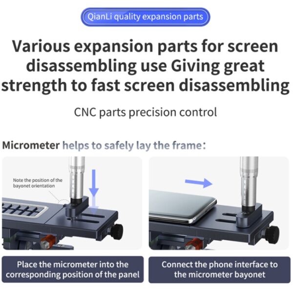 QIANLI 3 in 1 Universal Mobile Phone Screen Separator