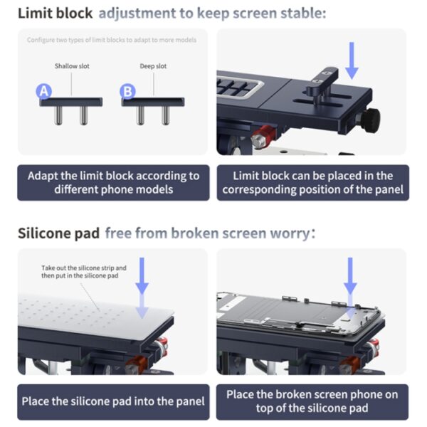QIANLI 3 in 1 Universal Mobile Phone Screen Separator