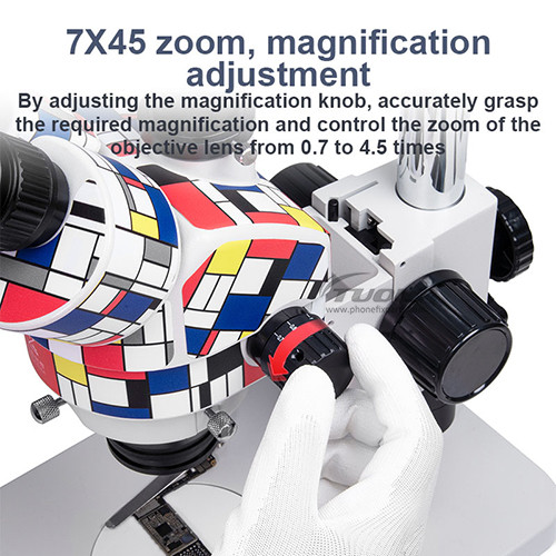 QianLi Mega-idea 7-45x Zoom Binocular Microscope