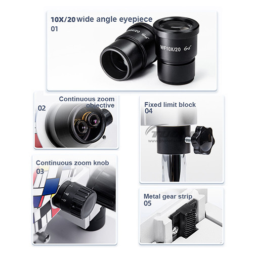 QianLi Mega-idea 7-45x Zoom Binocular Microscope