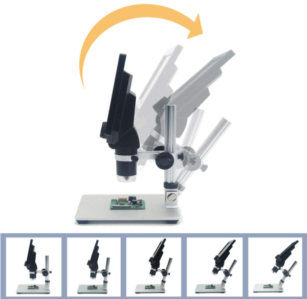 1200X Digital Microscope With 7inch Display