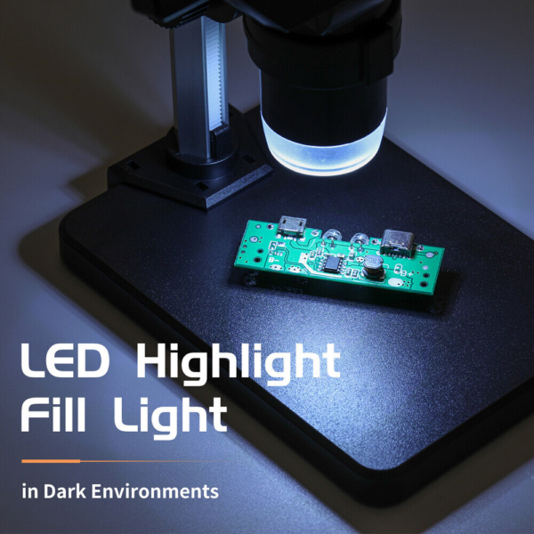 1200X Digital Microscope With 7inch Display
