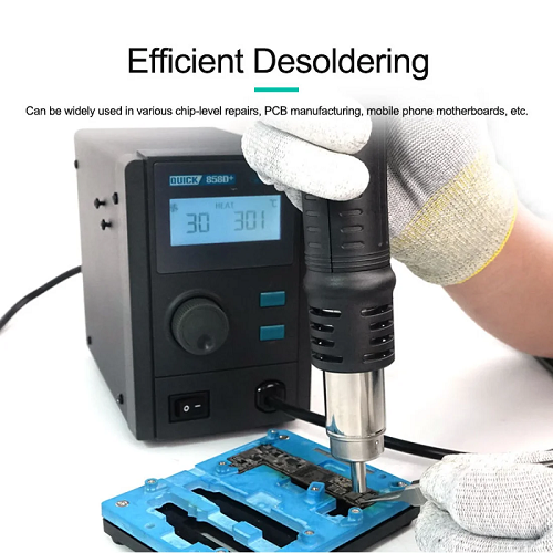 Quick 858d+ Smd Rework Station with Intelligent Digital Display - 750w
