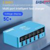 Baba Tools Model 5C Plus Wireless Smart Led 3 Digit USB HUB Fast Charge With Type C Support