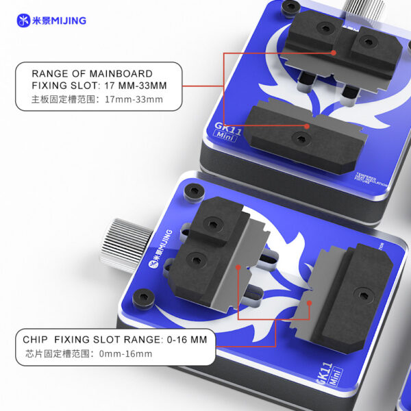 Mijing toughened insulated glass fixture GK-11mini PCB Holder