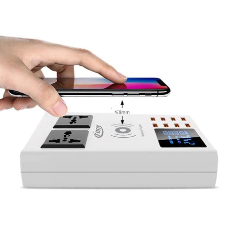 CD-A10W 8 Usb Port with Wireless Charging