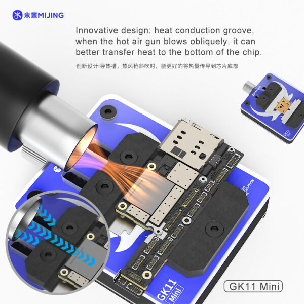 Mijing toughened insulated glass fixture GK-11mini PCB Holder