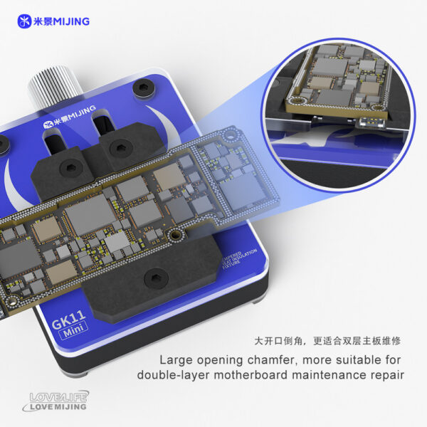 Mijing toughened insulated glass fixture GK-11mini PCB Holder