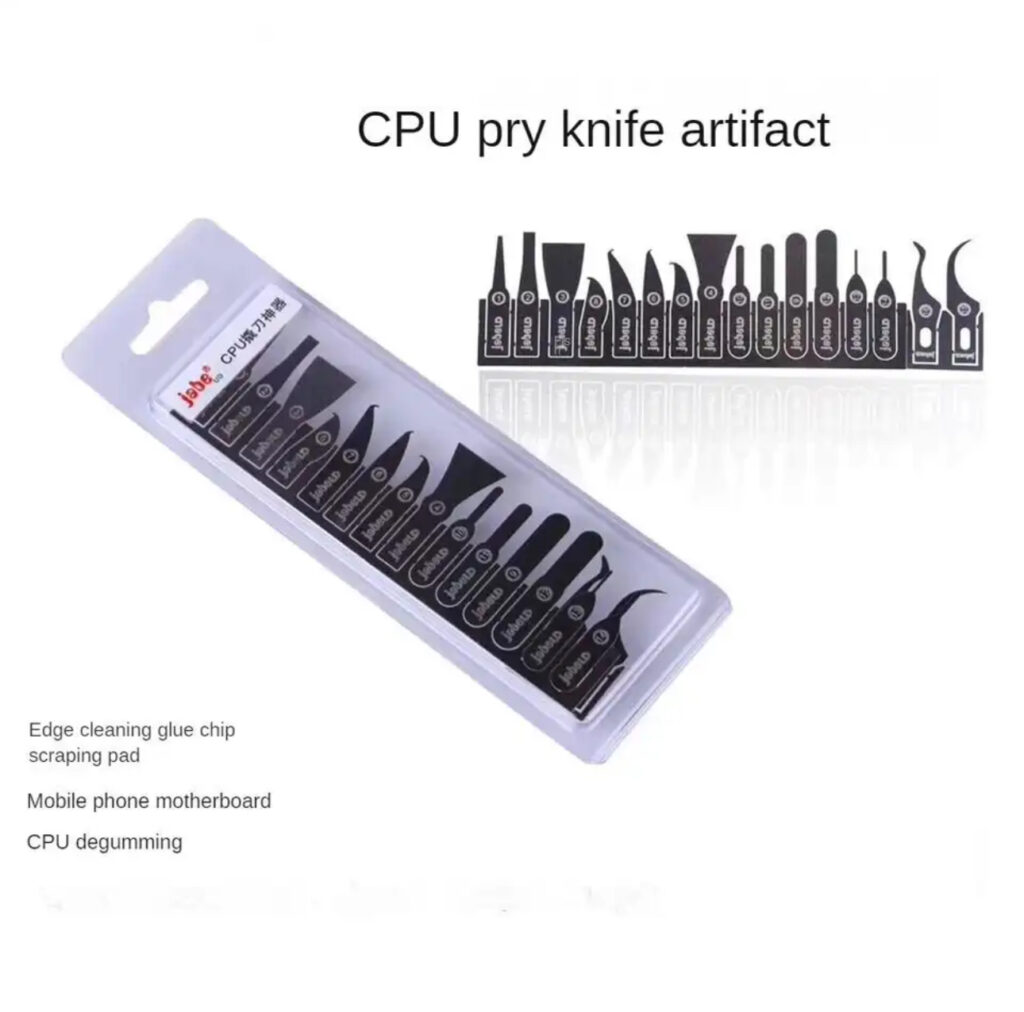 Jabeud 16-in-1 BGA Maintenance Knife for CPU Glue Remove Blades