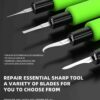 LUOWEI LW-K1 Chip/Hard Disk Remover Glue Knife CPU Glue Remover Blades
