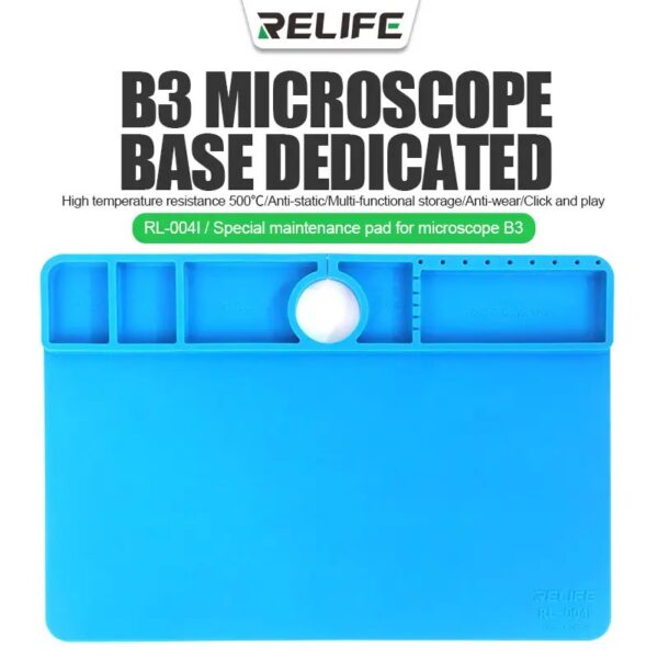 RELIFE RL-004I Microscope B3 Repair Pad Insulation High Temperature Silicone Pad