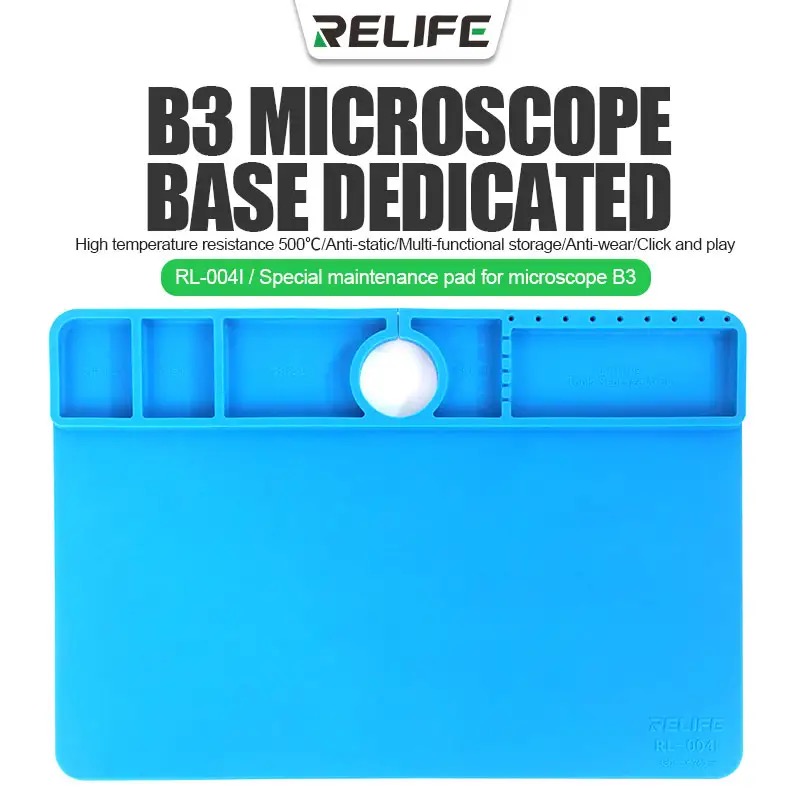 RELIFE RL-004I Microscope B3 Repair Pad Insulation High Temperature Silicone Pad