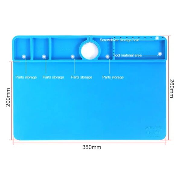 RELIFE RL-004I Microscope B3 Repair Pad Insulation High Temperature Silicone Pad