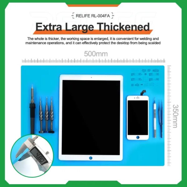 RELIFE RL-004FA/FB IPX-14 Dot Matrix Maintenance Multifunctional High Temperature Heat Insulation Pad For Mobile Phone Repair