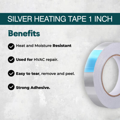SILVER HEATING TAPE 1 INCH