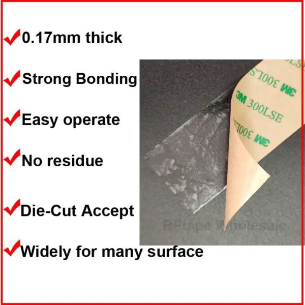3M 300LSE Double Sided Super Sticky Heavy Duty Adhesive Tape