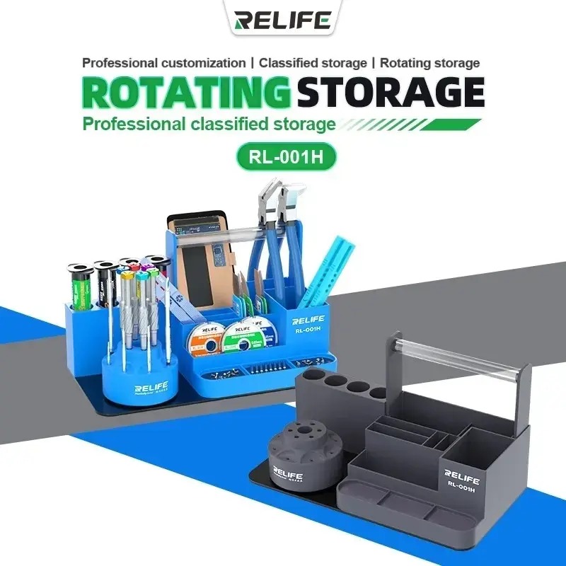 Relife RL-001H Rotatable Multifunctional Repair Storage Box 
