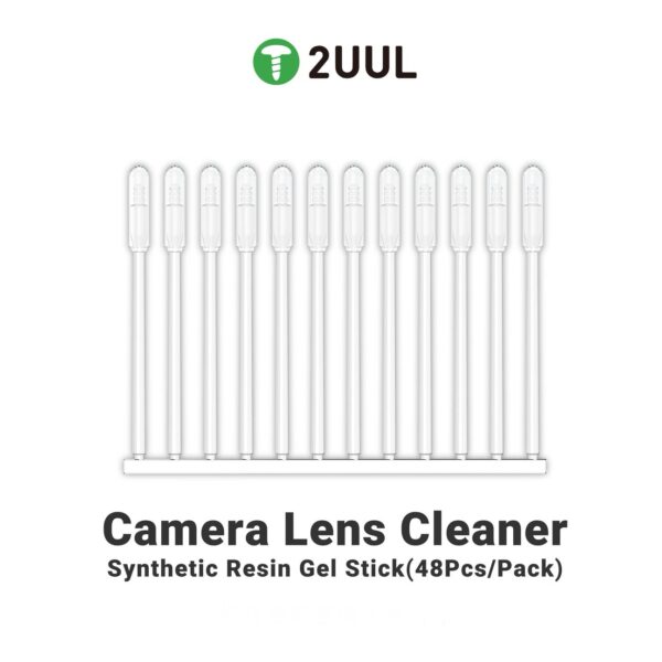 2UUL CL21 48PCS/Pack Camera Lens Cleaner Synthetic Resin Gel Stick No Residue Dust Remove Camera Lens Cleaning Tool
