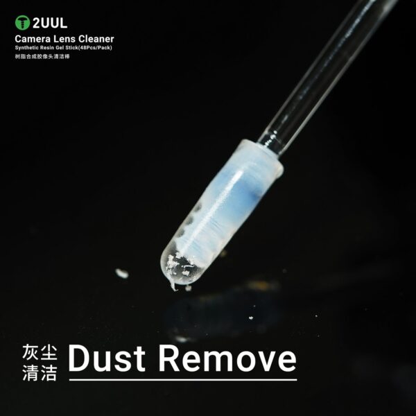 2UUL CL21 48PCS/Pack Camera Lens Cleaner Synthetic Resin Gel Stick No Residue Dust Remove Camera Lens Cleaning Tool