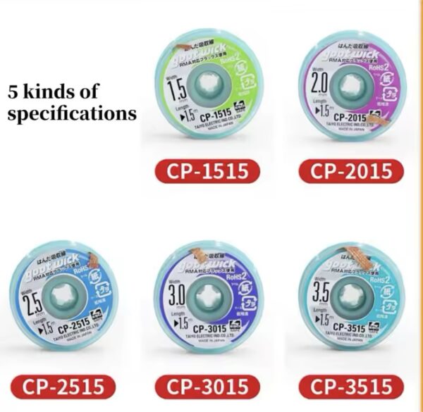 Desoldering Solder Wick 2.0mm CP-2015 Copper Soldering Wire
