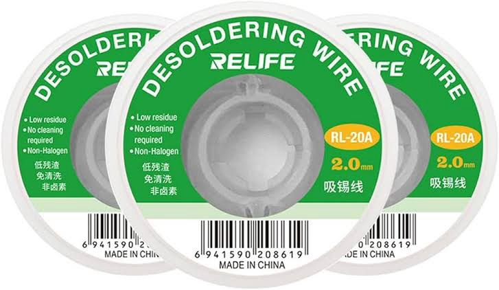 Relife RL-20A 2.0mm Desoldering Wire Less Residue