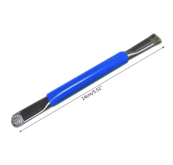 BS-02 Double Head Mobile Phone Repair Hard Brush Anti-static Motherboard IC pad cleaning dust brush