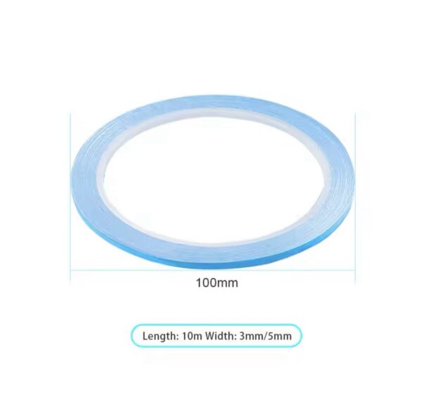 3mm 10M Heat Resistance Adhesive Tape Roll for Phone Battery Cell Plate Heat Conductive Conduction With Double Side Glue