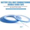 3mm 10M Heat Resistance Adhesive Tape Roll for Phone Battery Cell Plate Heat Conductive Conduction With Double Side Glue