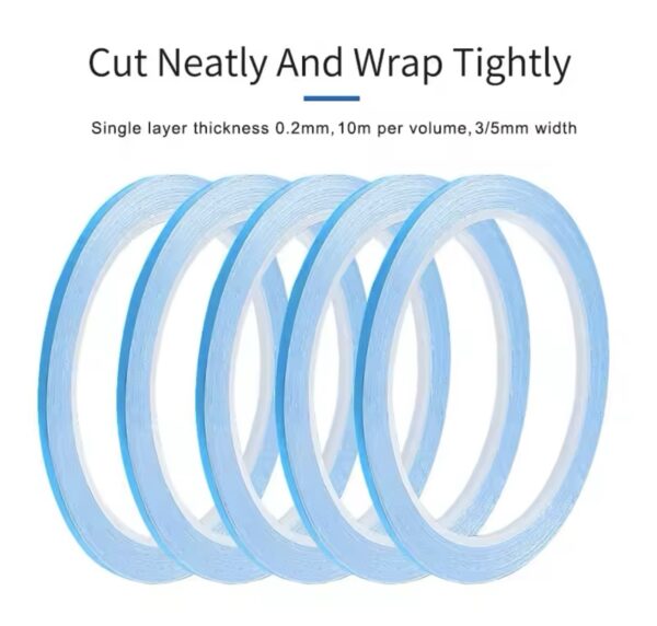 3mm 10M Heat Resistance Adhesive Tape Roll for Phone Battery Cell Plate Heat Conductive Conduction With Double Side Glue