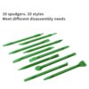 TE-A041 10 in 1 Plastic Crowbar Disassembly Spudger Opening Tools Kit Multi Functional 10pcs 20 Styles Meet Different Disassembly Phone Laptop PC Disassemble Tools