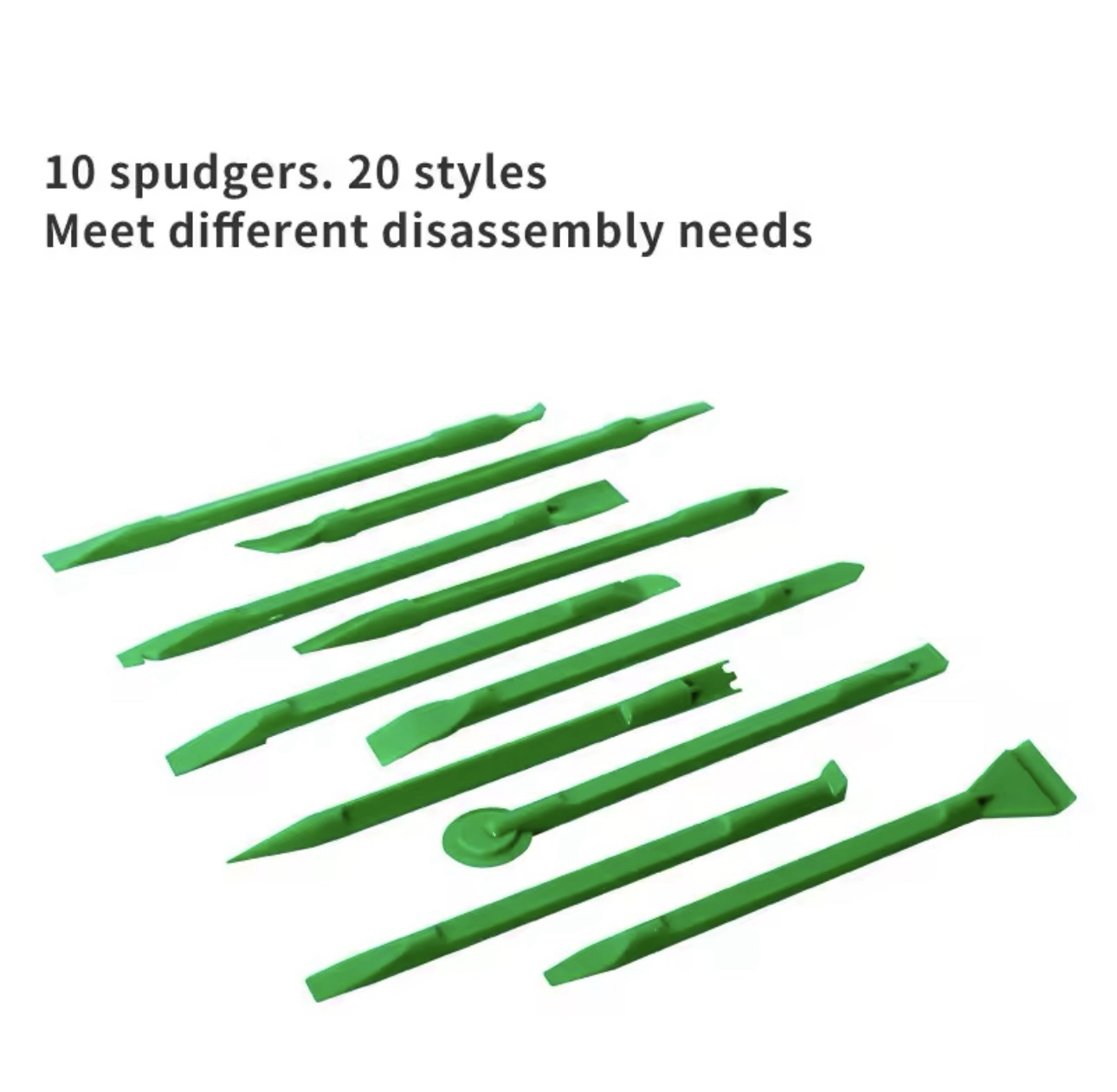 TE-A041 10 in 1 Plastic Crowbar Disassembly Spudger Opening Tools Kit Multi Functional 10pcs 20 Styles Meet Different Disassembly Phone Laptop PC Disassemble Tools
