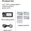 i2C T20 AI Intelligent Preheating Separating Platform for iPhone Android Mainboard PCB CPU IC Face ID Screen Frame Repair Tool