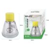 RELIFE RL-055 Press Type Automatic Copper Wick Straw Glass Bottle for Alcohol Clean Water Liquid Container Alcohol Bottle Tool