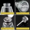 Glass alcohol bottle 180ml industrial mobile phone repair press-type copper core washing board water bottle, anti-static