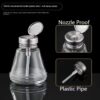 Glass alcohol bottle 180ml industrial mobile phone repair press-type copper core washing board water bottle, anti-static