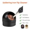 Soldering Iron Tip Cleaner Desoldering Cleaning Ball Welding Soldering Iron Mesh Filter Metal Wire Stand Steel Ball Tin Remover