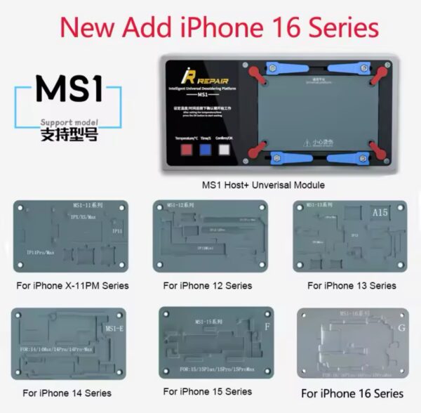 MiJing iRepair MS1 Universal Preheater Multi function Desoldering Platform Xto16